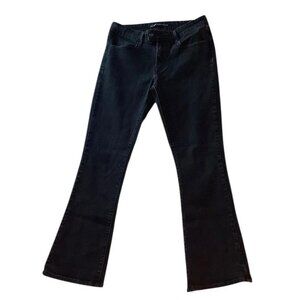 Levis The Original Women's Size 10M Mid Rise Skinny Boot Black Denim Jeans